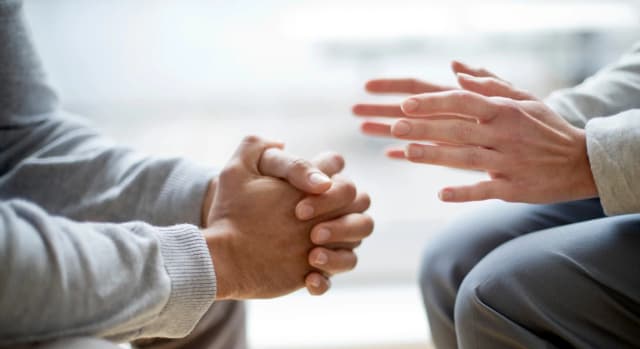 people communicating